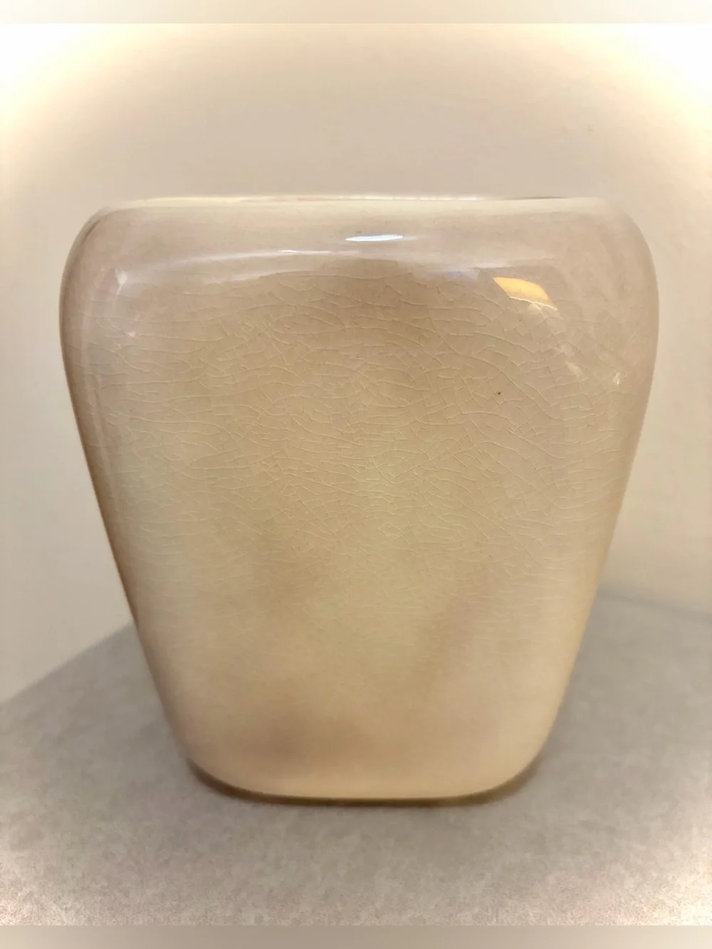 Royal Copley Mid Century Modern Pink Leaf Planter Vase Art Pottery 6 USA Vintage